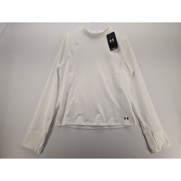 NWT Under Armour Women's Motion Cold Weather Mock in White size Large - Picture 3 of 7
